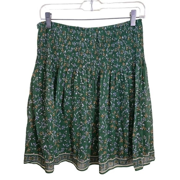 Max Studio NWT Green Ditzy Floral Circle Skirt Size M - Picture 1 of 7